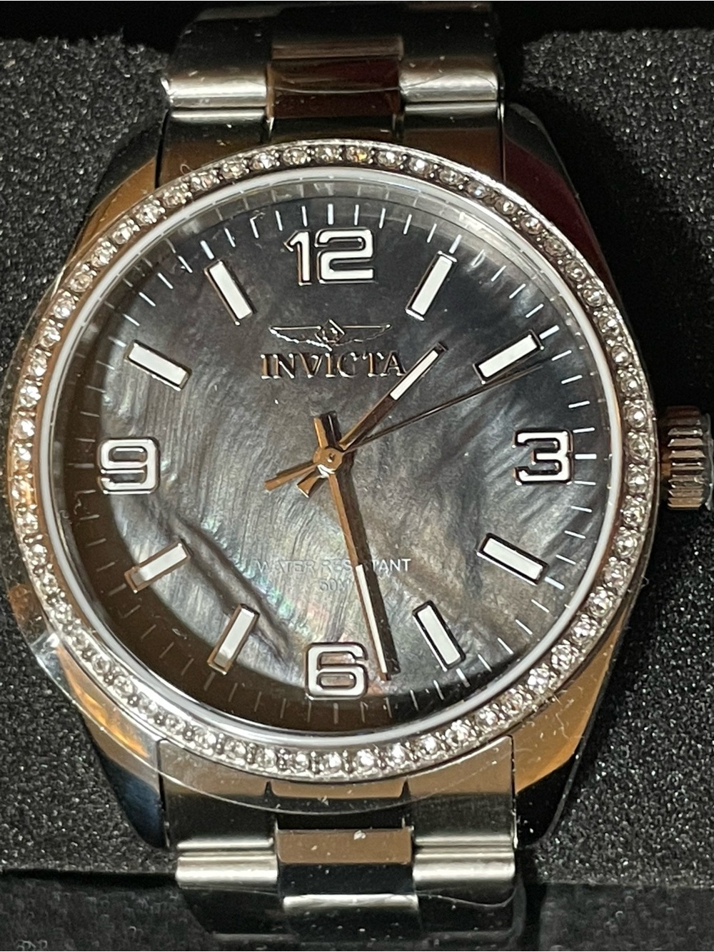 Invicta Specialty Unisex Watch with Mother-of-Pearl Dial, Steel (50134)